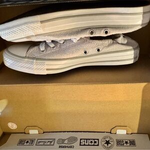 Converse Shoreline Slip Oyster Gray and White